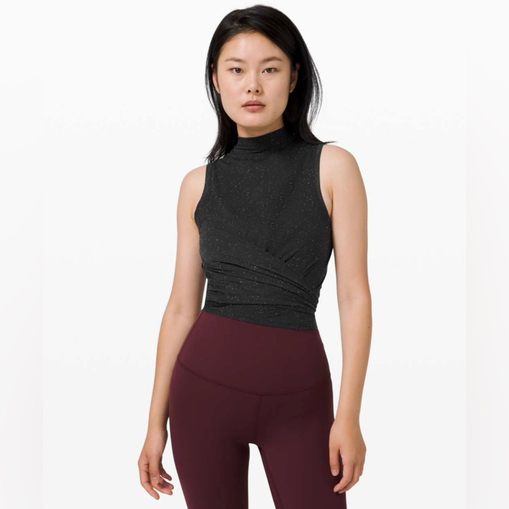 Lululemon Time To Restore Mock Neck Tank Size 8
